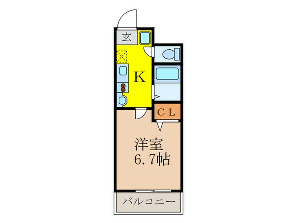 フローライト新大阪の物件間取画像